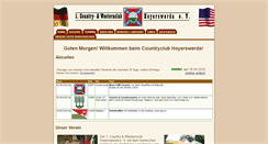 Desktop Screenshot of countryclub-hoy.com